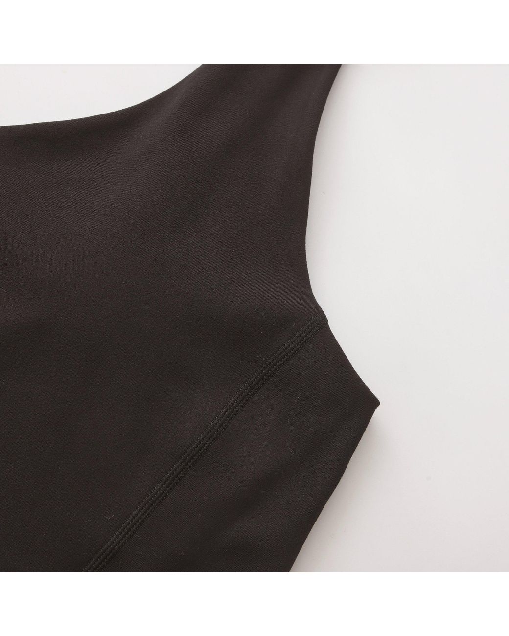 La Gear Black V-Neck Active Tank Top