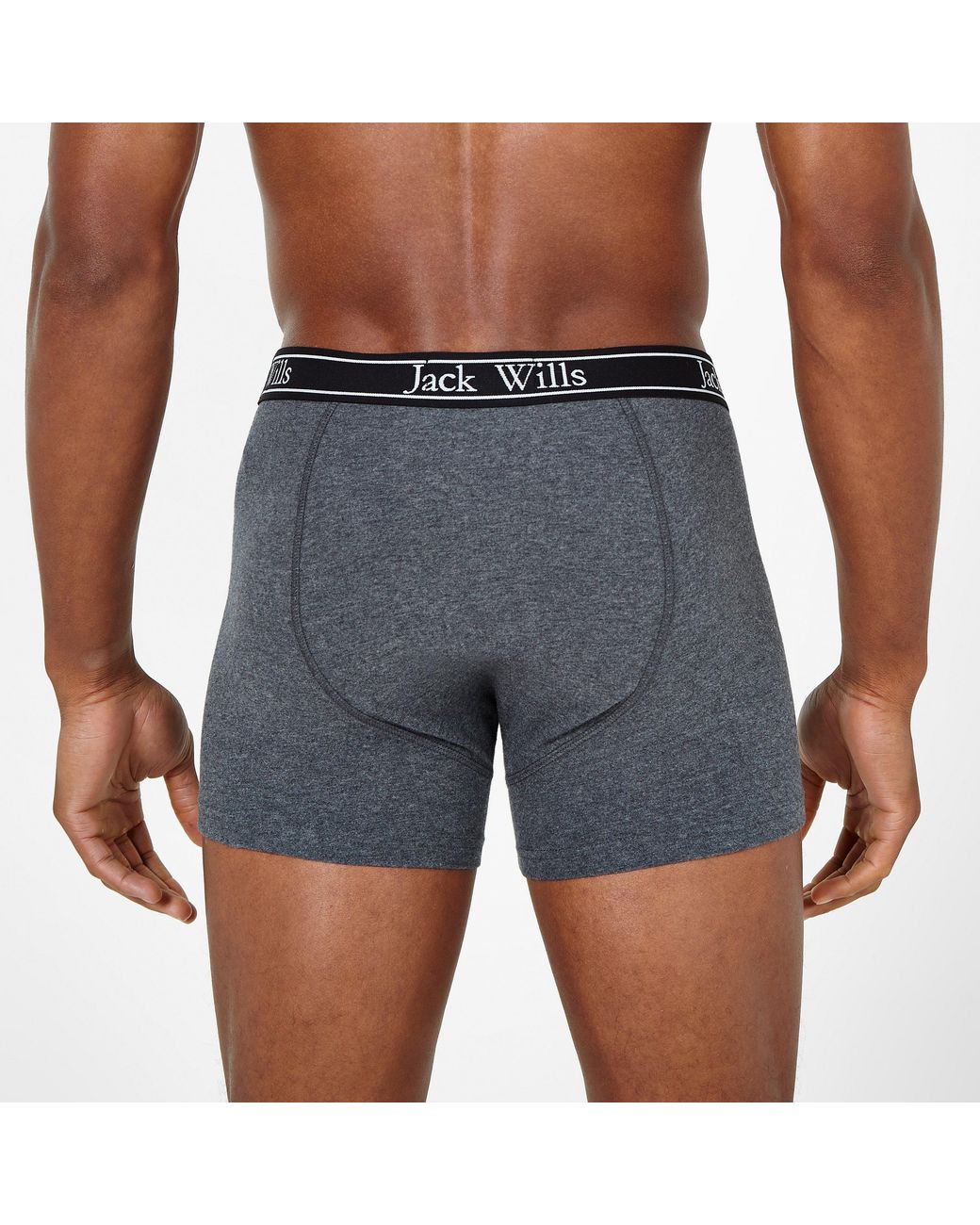 Jack Wills Black Jw Daundley Boxers 3 Pack for men