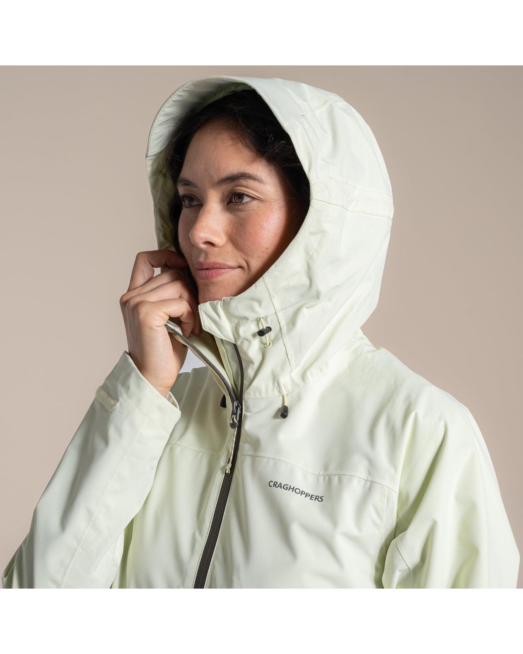 Craghoppers Gray Zohra Waterproof Shell Jacket