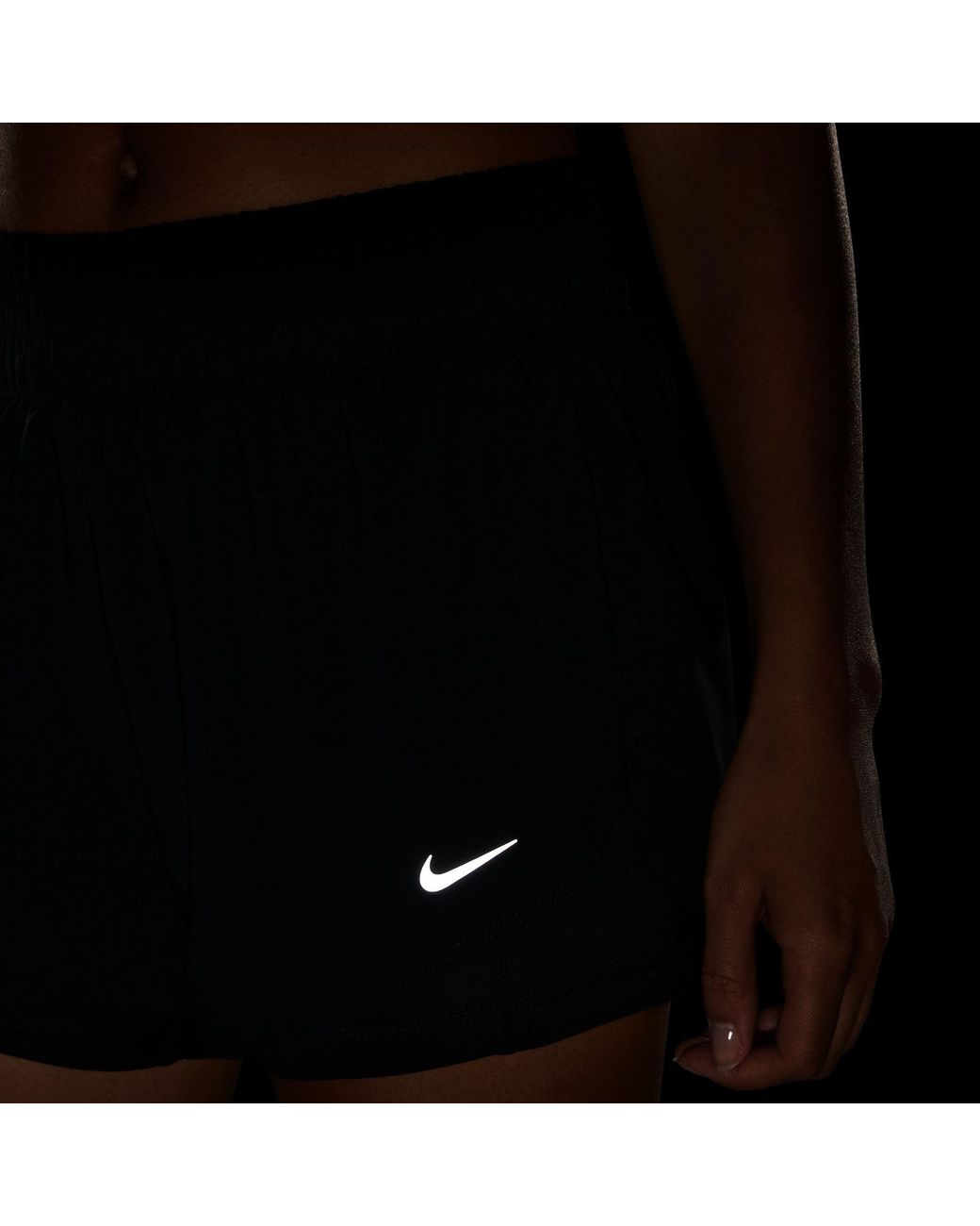 Nike Blue One Dri-Fit Mid-Rise 3 2-In-1 Shorts