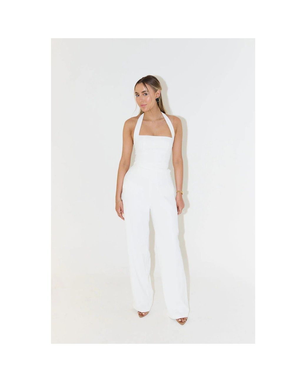Odd Muse White The Ultimate Muse Wide Leg Trousers