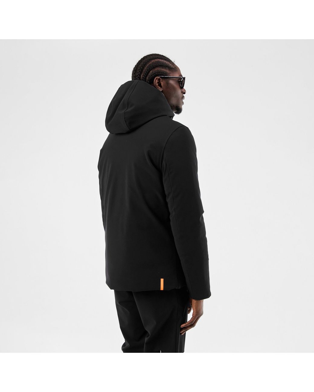 Roberto Ricci Designs Black Surflex Water Repellent Wind Resistant Softshell Jacket for men