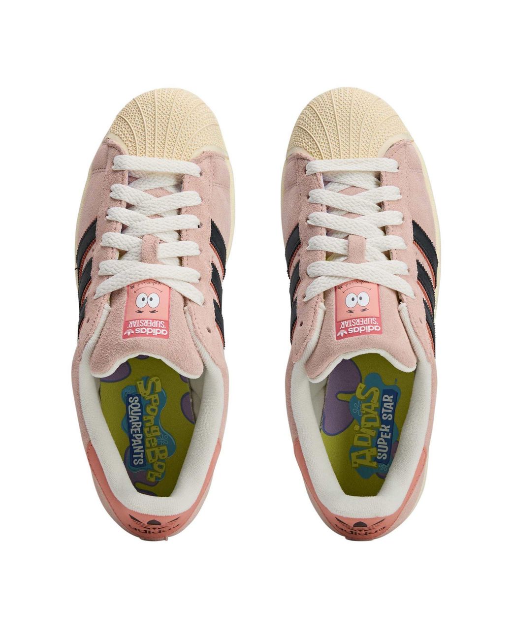 Adidas Originals Pink Patrick Super Canvas Low Top Sneakers for men