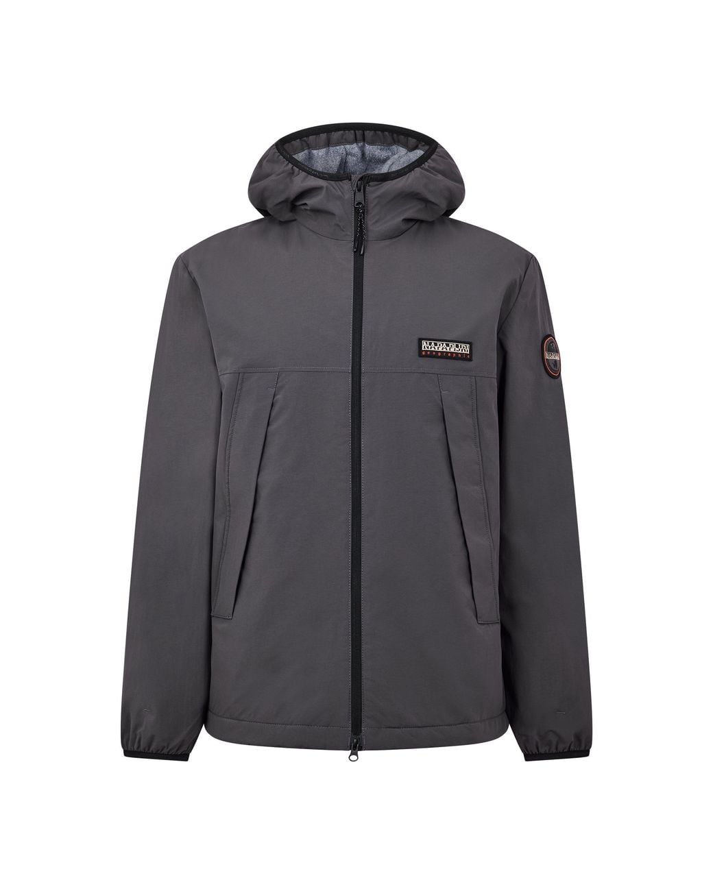 Napapijri Gray Tilman Wint Fleece-Lined Parka for men