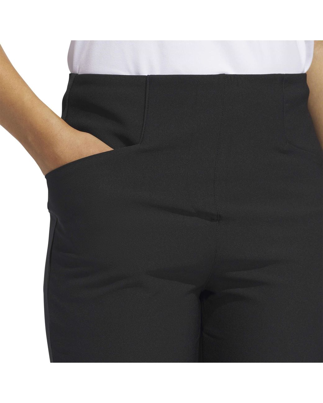 Adidas Black Pull On Ankle Pants