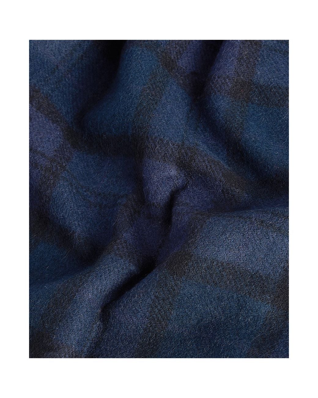 Barbour Gray Tartan Lambswool Scarf