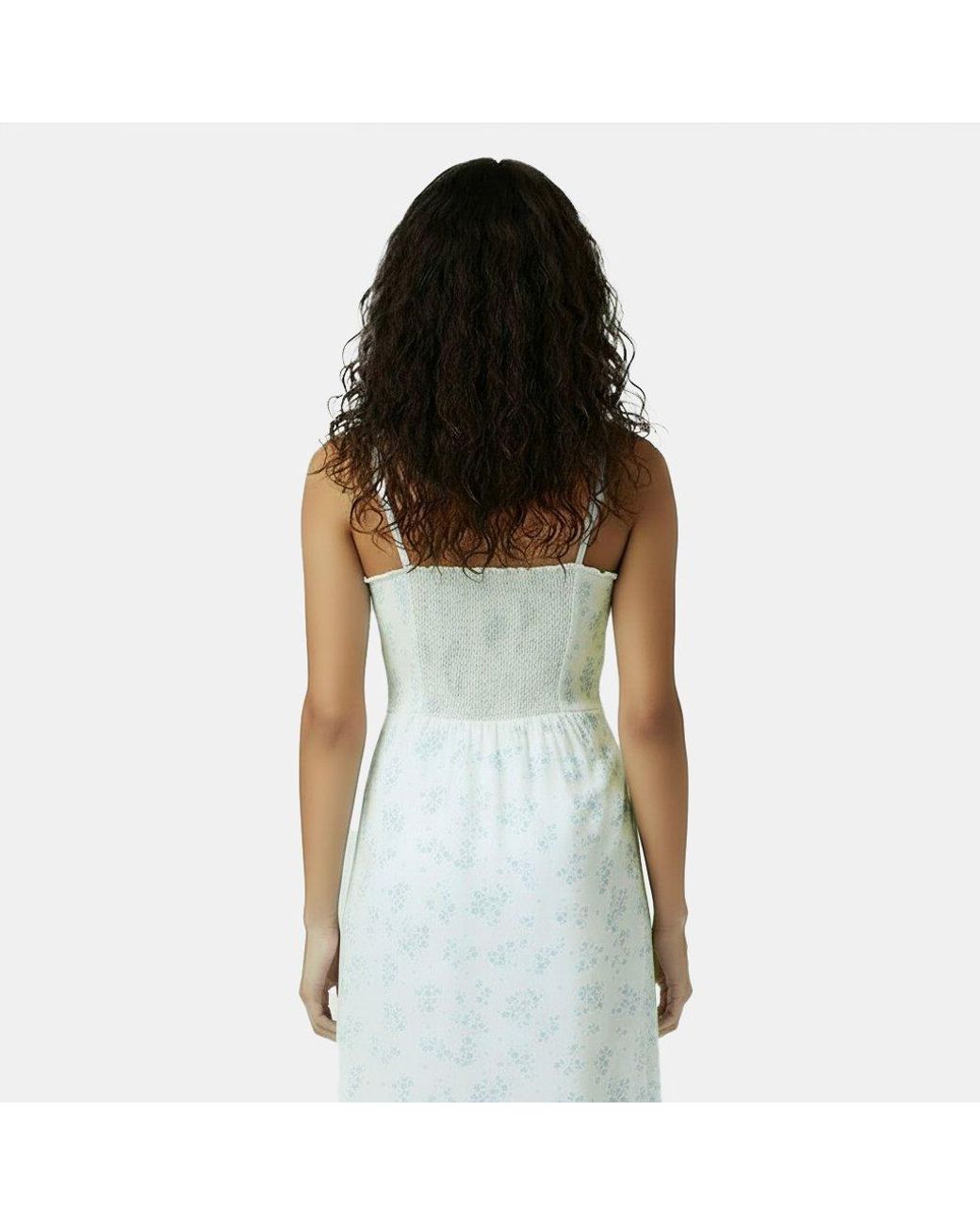 Jack Wills White Midi Tea Dress