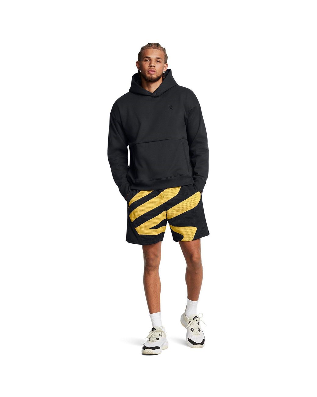 Under Armour Orange Curry Sig Shorts for men