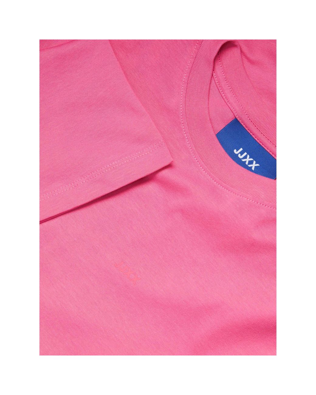 JJXX Pink Andrea Loose Logo T-Shirt Ladies