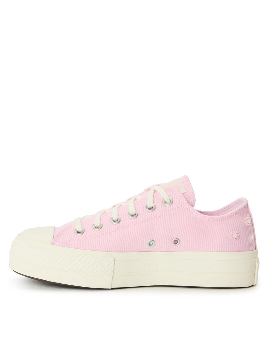 Converse Pink Chuck Taylor All Star Platform Canvas Low Top Shoes