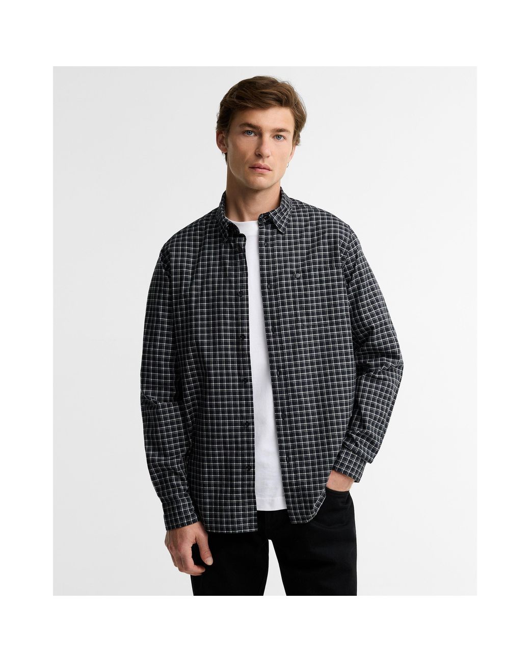 Barbour Gray B.Int Malkin Shirt Sn64 for men