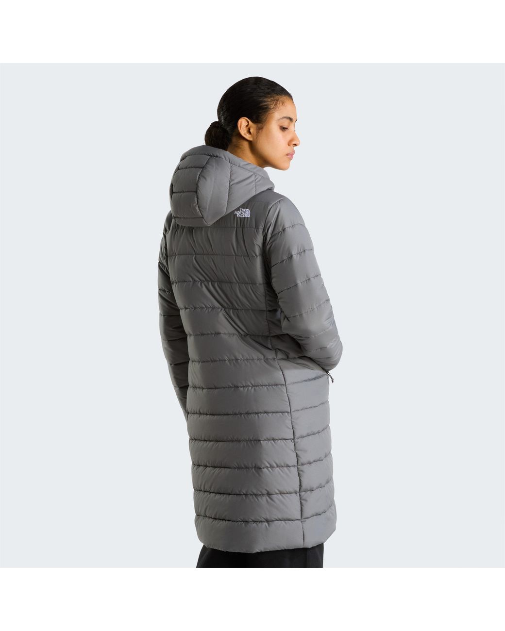 The North Face Gray Aconcagua Insulated Weather-Resistant Parka