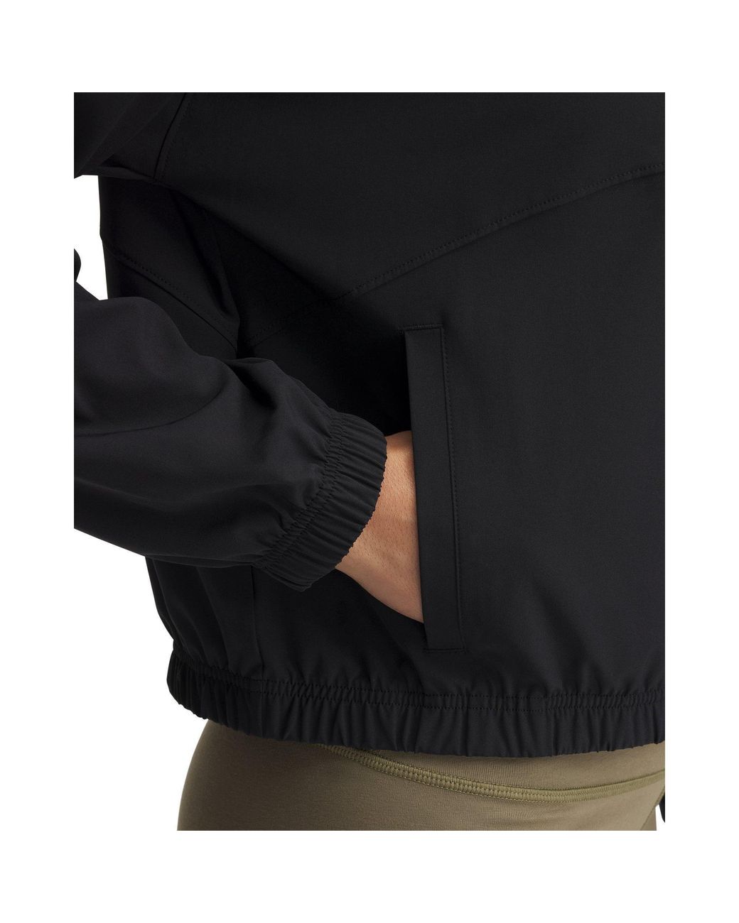 Under Armour Black Rival Woven Tracksuit Top