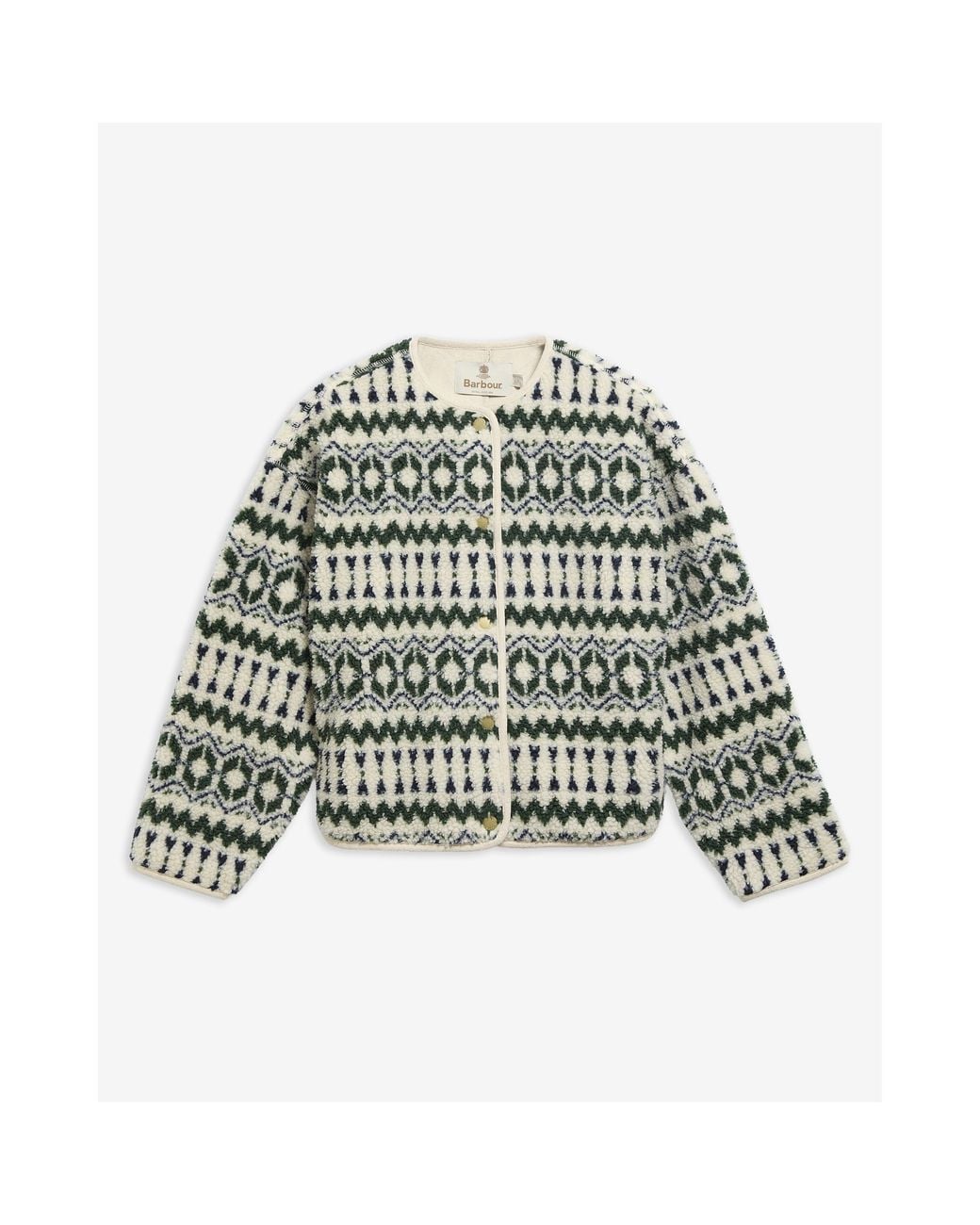 Barbour Green Aspen Sherpa Jacket