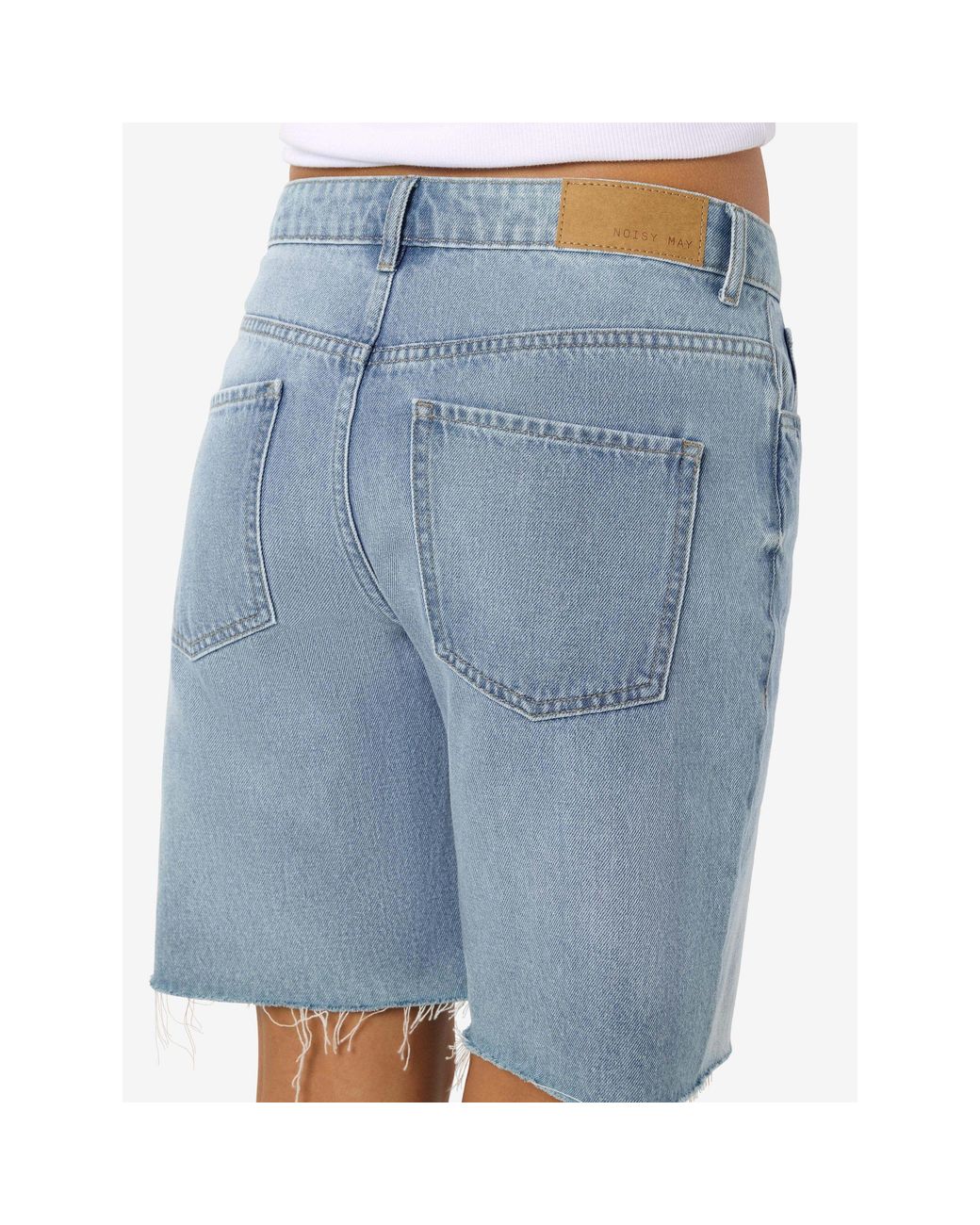 Noisy May Blue Loose Denim Shorts