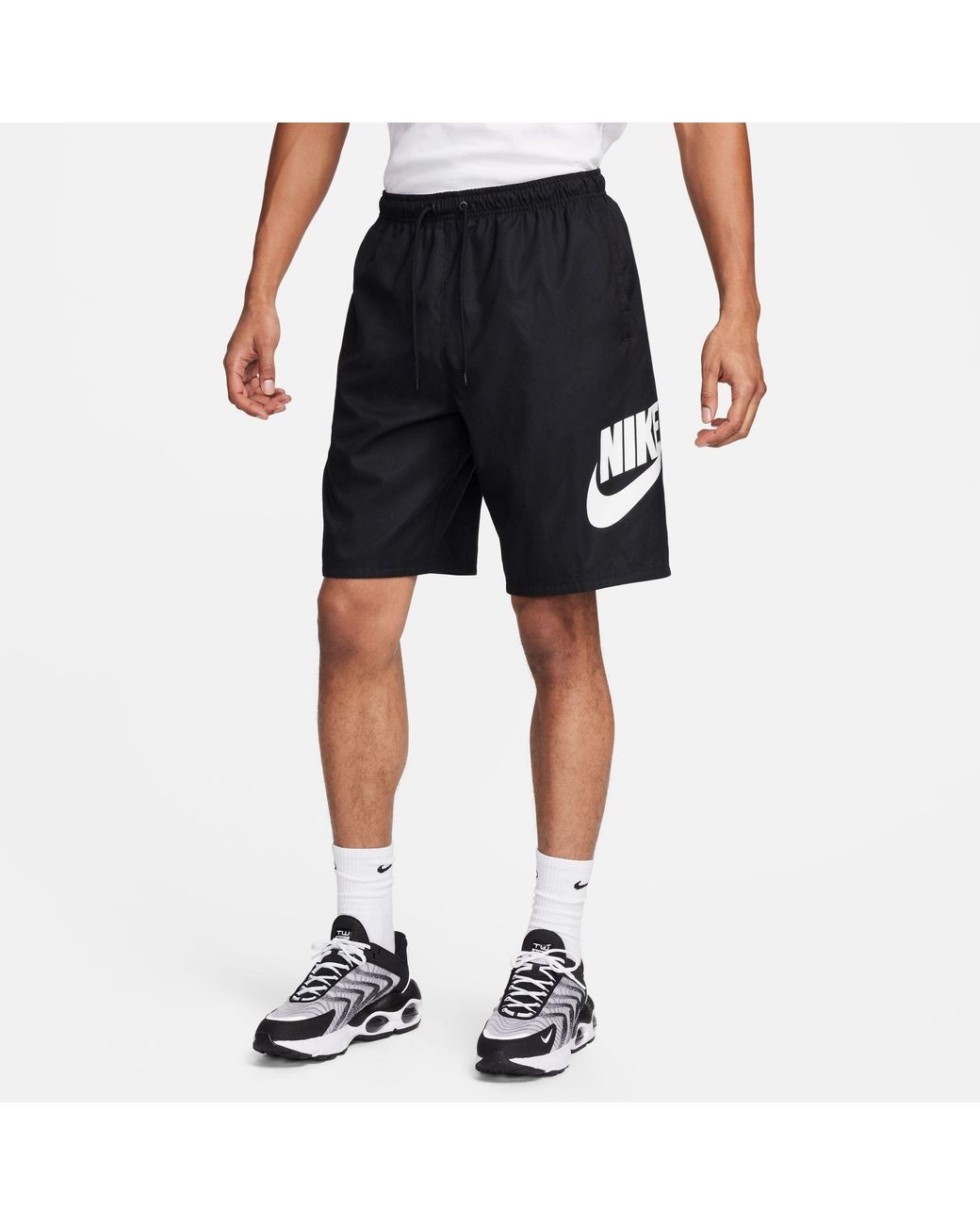 Nike Black Woven Club Tracksuit Shorts for men