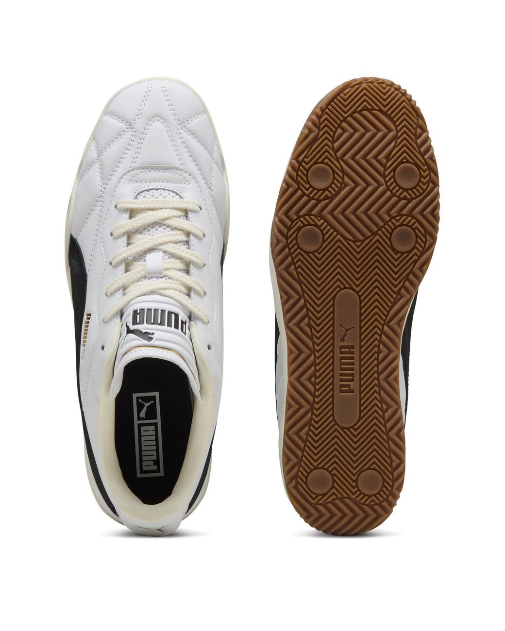 PUMA White Tifosi Lux Low Top Trainers for men