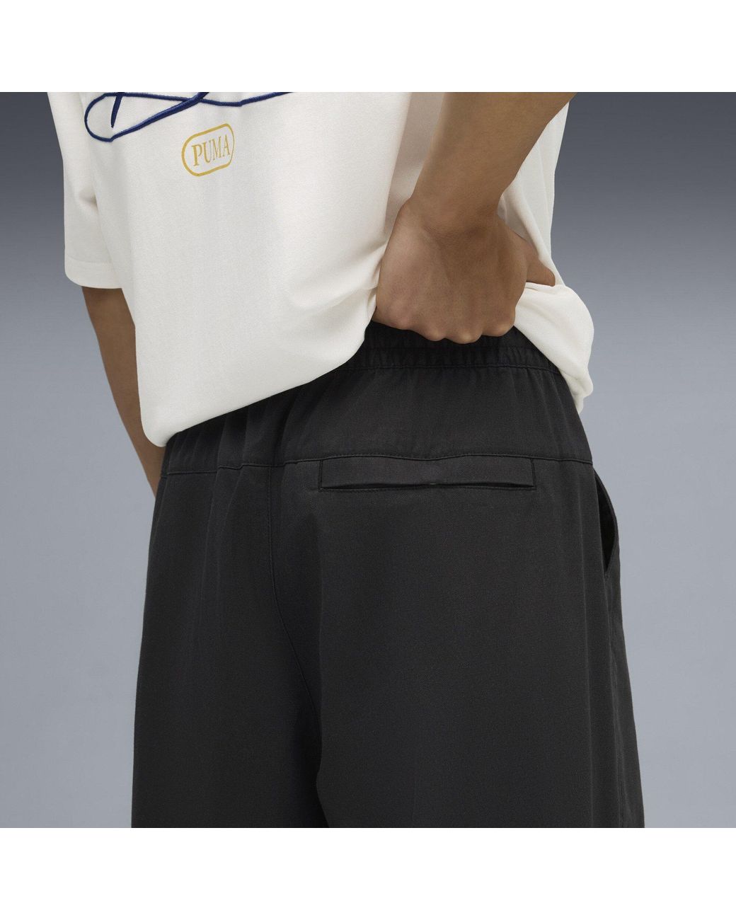 PUMA X REPRESENT Black Relaxed Trousers for men