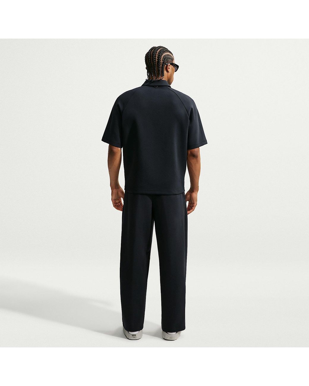 Nike Black 24.7 Dri-Fit Performance Tracksuit Bottoms for men