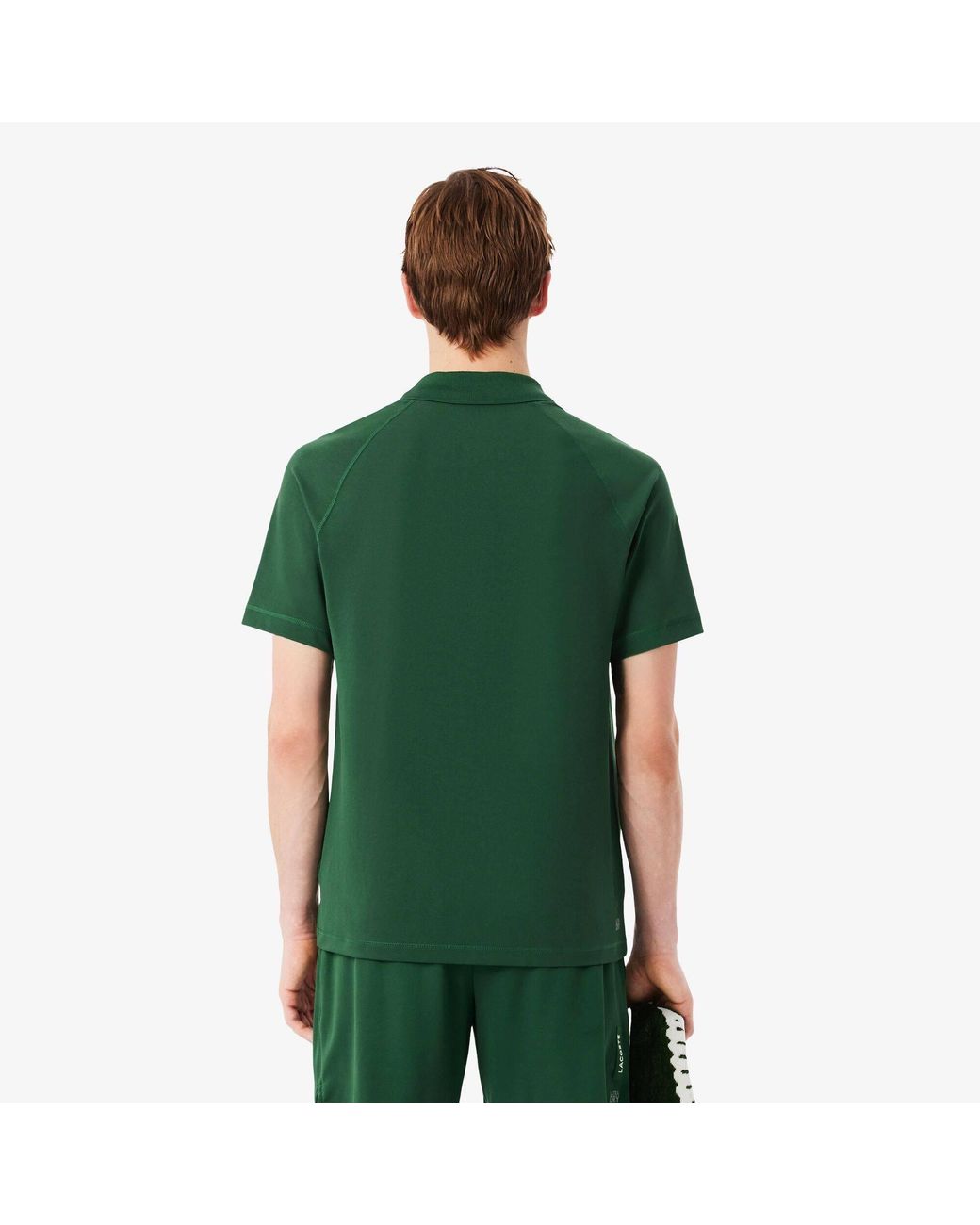 Lacoste Green Short Sleeve Performance Polo Shirt for men