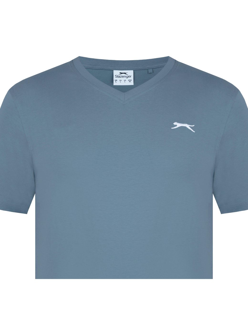 Slazenger 1881 Blue V Neck T Shirt for men