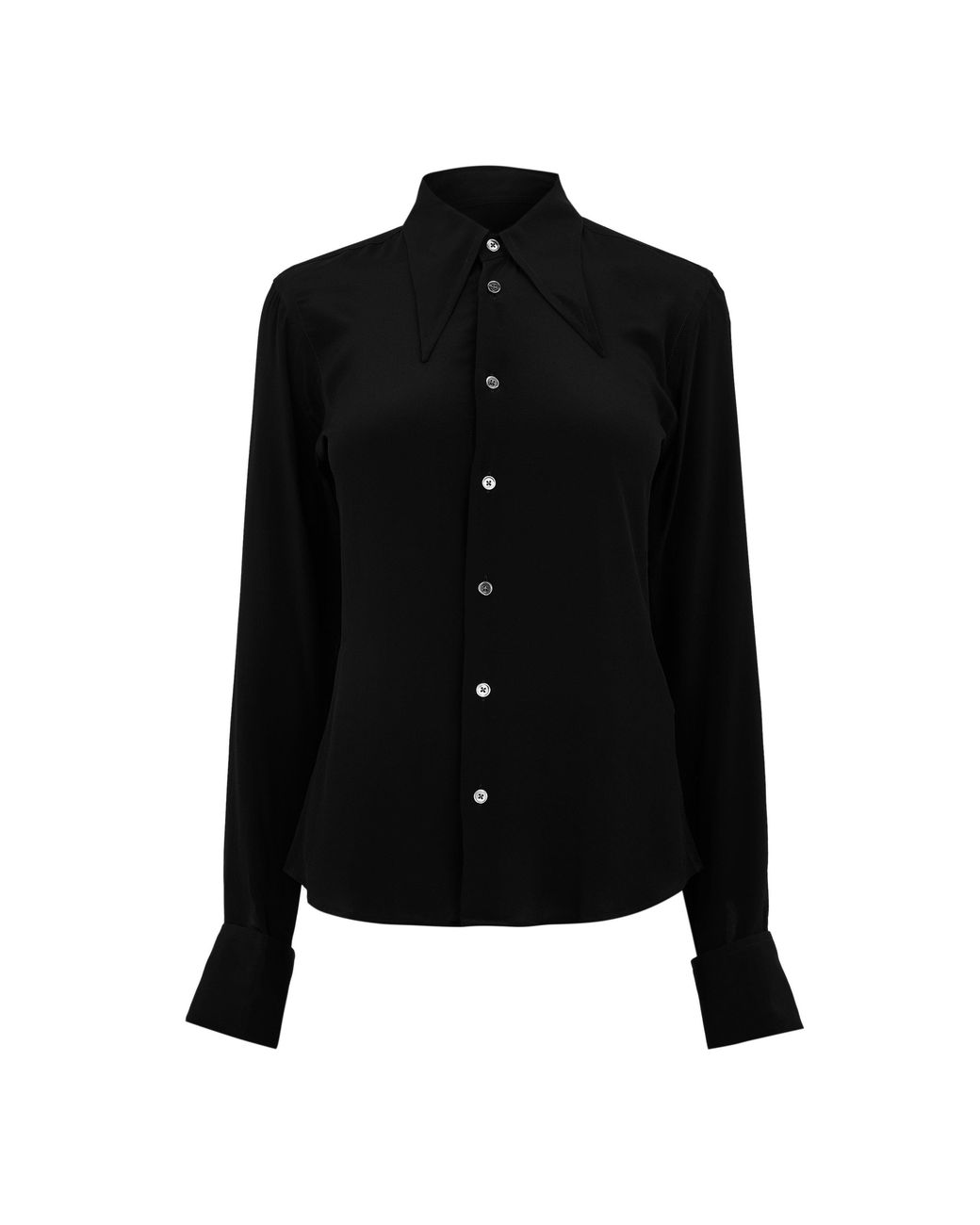 AMI Black Ami Collar Shrt Ld61