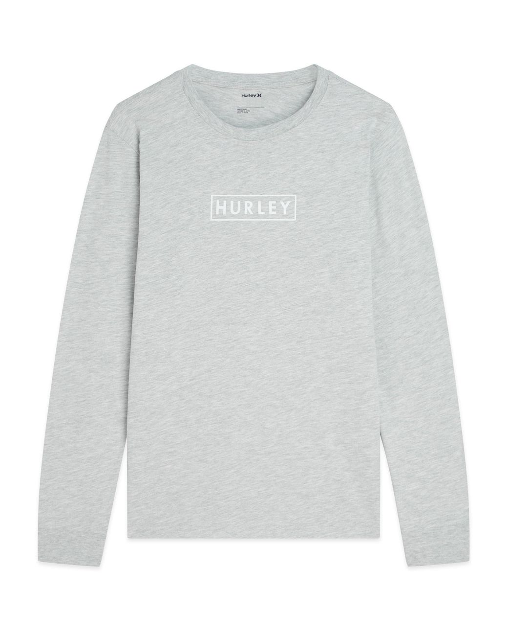 Hurley White Graphic Ls T-Shirt for men