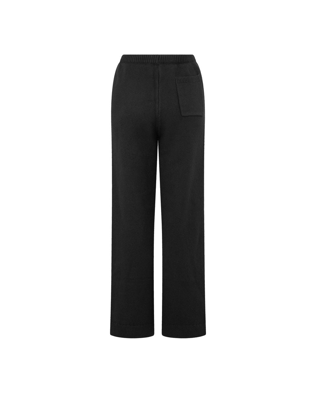 The Couture Club Black Emblem Knit Trousers