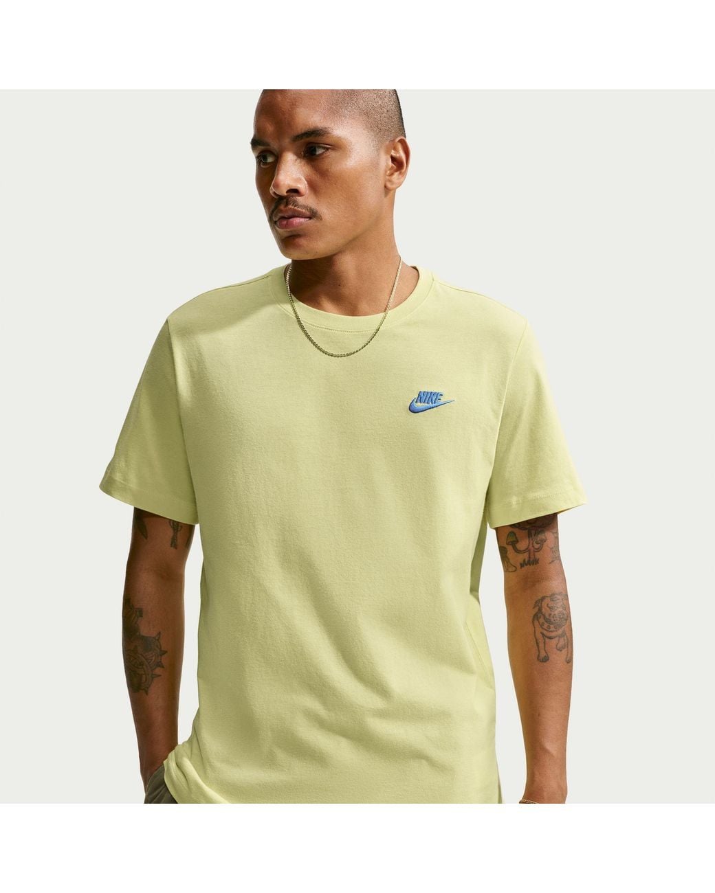 Nike Green Sportswear Club T-Shirt for men