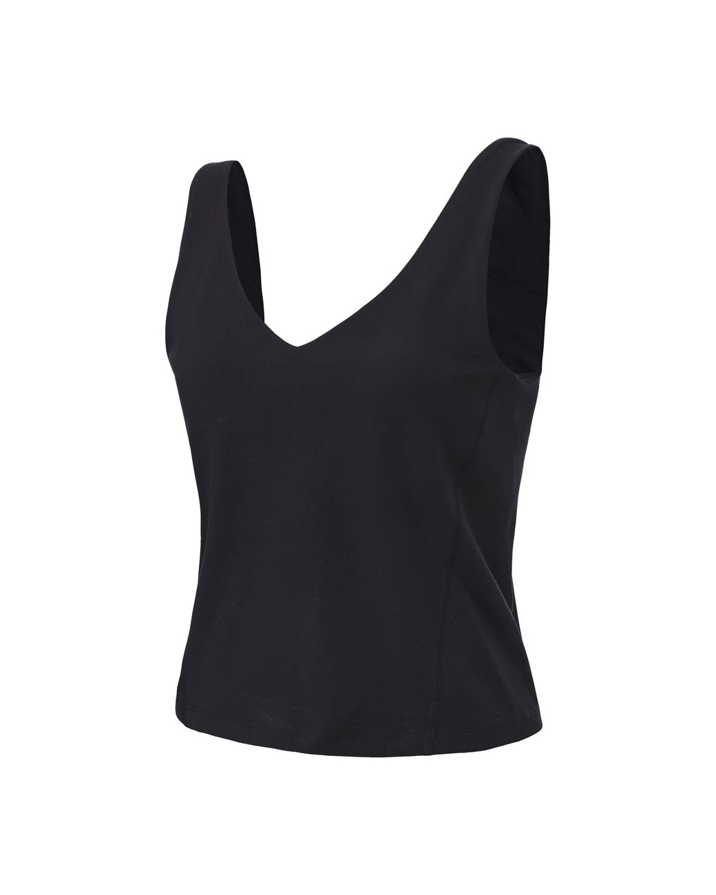 La Gear Black V-Neck Active Tank Top
