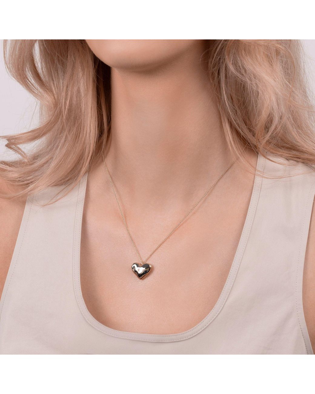 Radley Metallic 18Ct Plated Heart Necklace