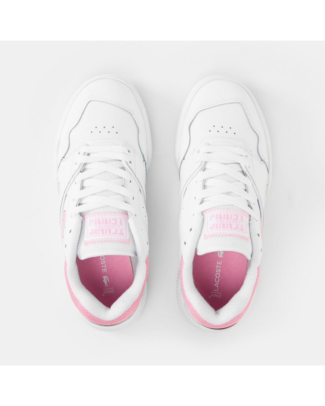 Lacoste White Lineshot Casual Low-Top Trainers