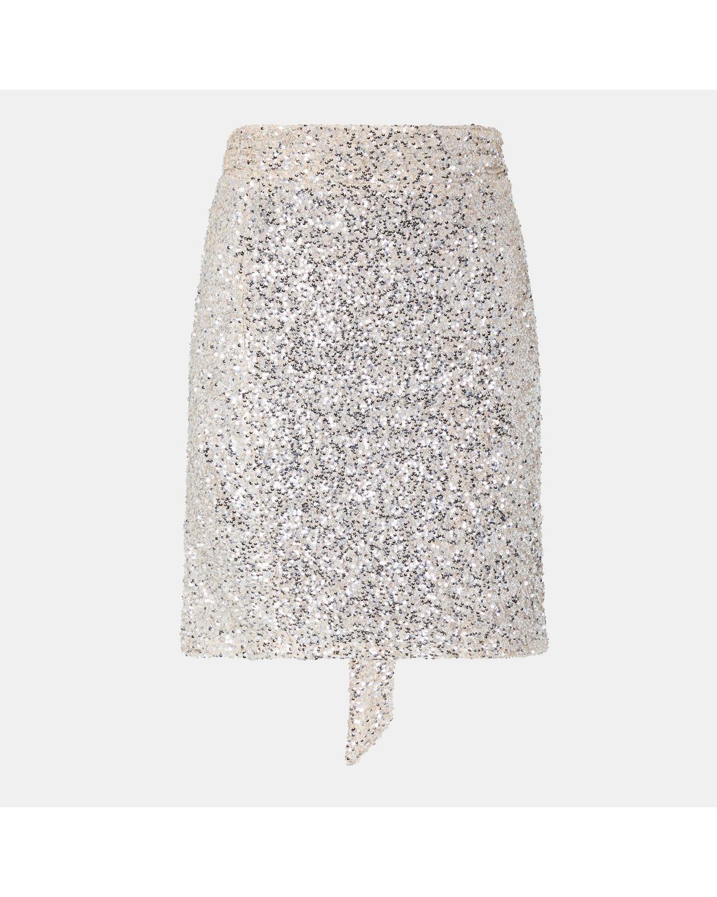 Never Fully Dressed Metallic Sequin Jaspre Mini Skirt