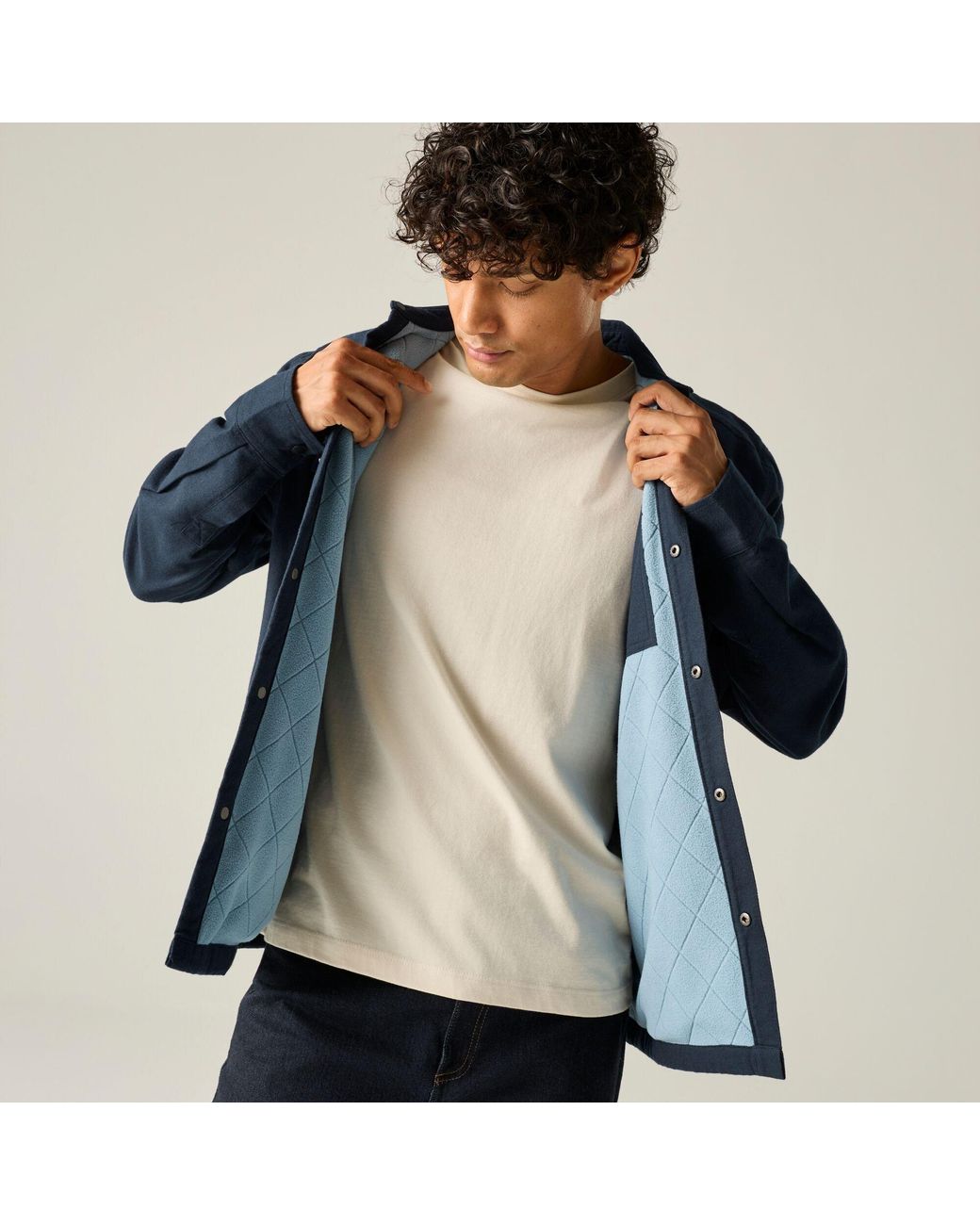 Regatta Blue Spennith Shacket for men