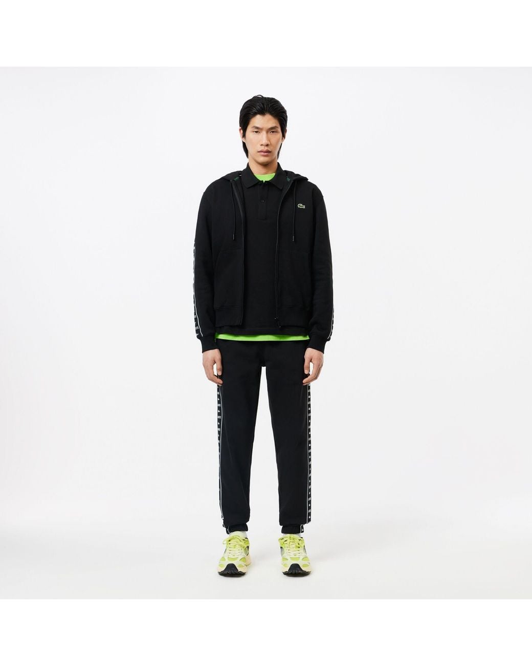 Lacoste Black Tsuit Trousers for men