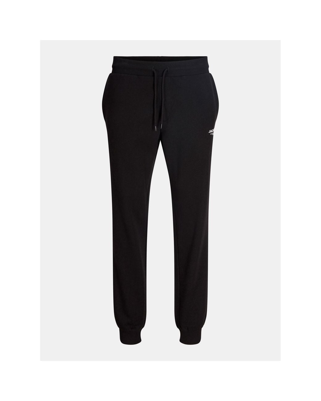 Jack & Jones Black Mason Zip Hoodie Tracksuit Co-Ord Set for men