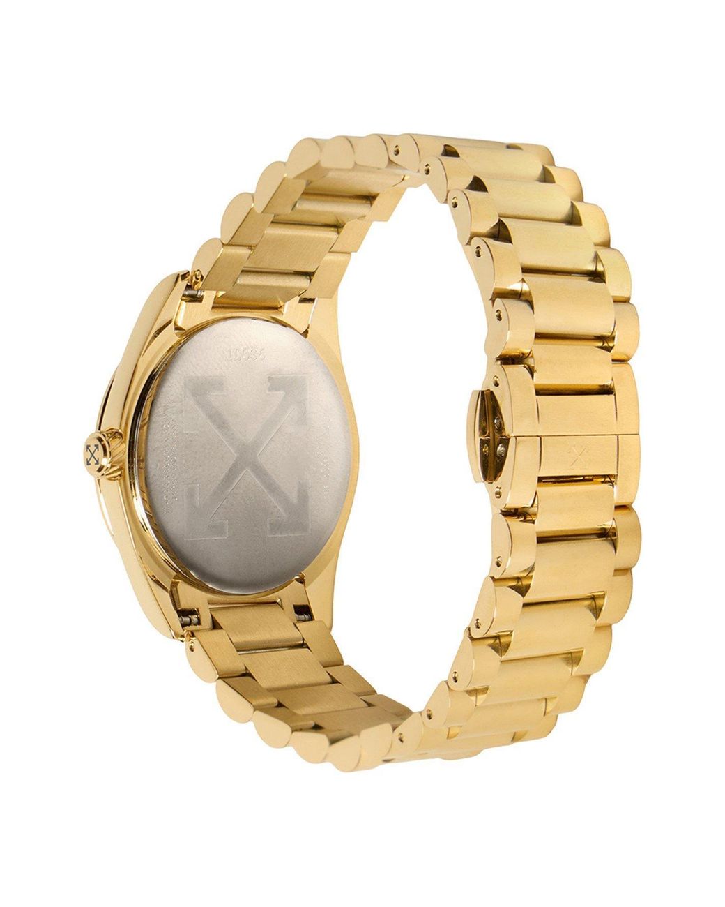 Off-White c/o Virgil Abloh Metallic Crossing Analogue Quartz Watch