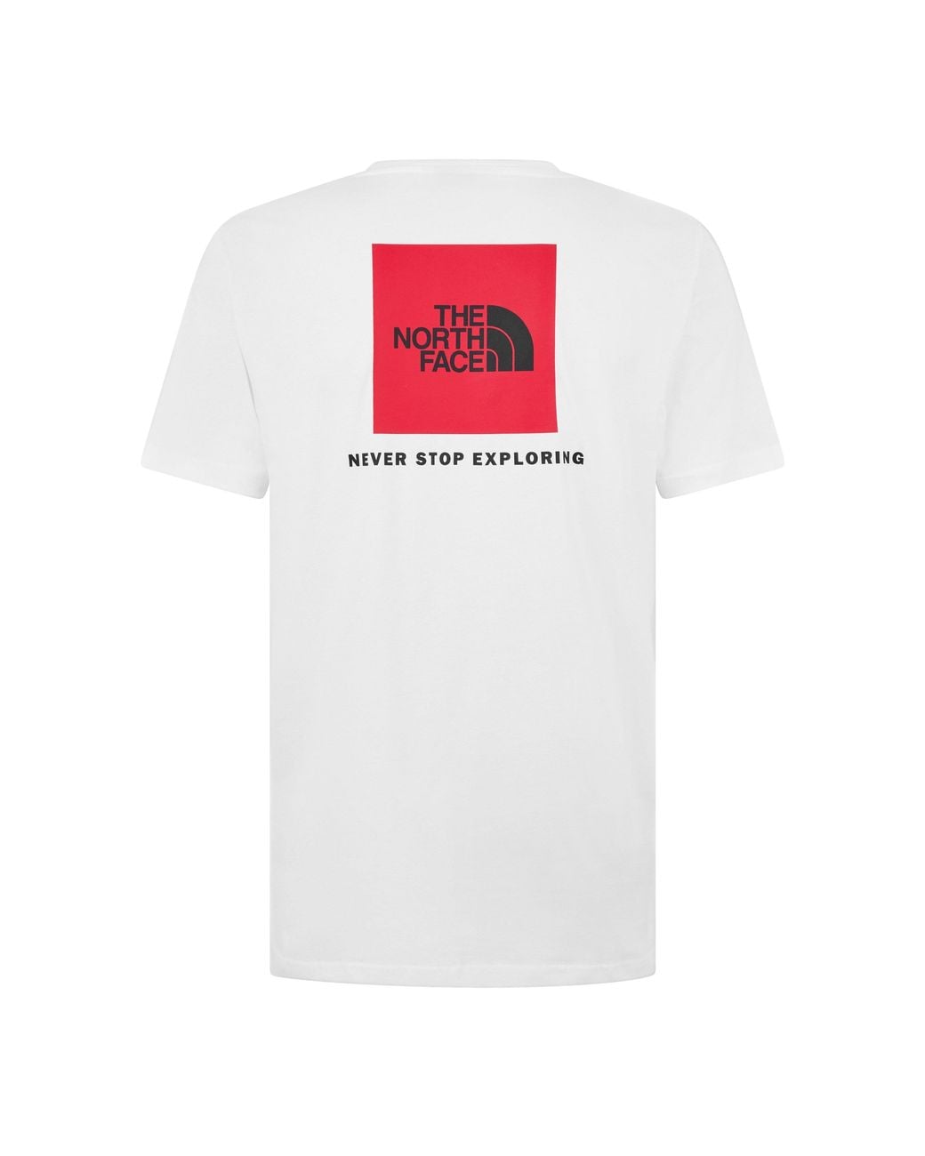 The North Face White Never Stop Exploring Regular Fit T-Shirt for men