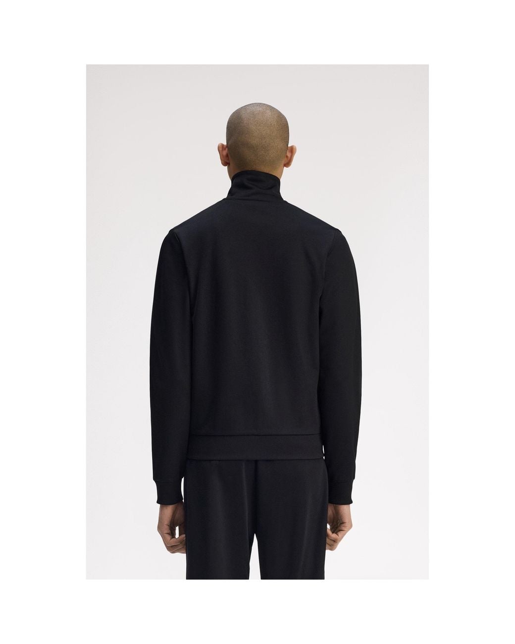 Fred Perry Blue Tartan Tracksuit Top for men