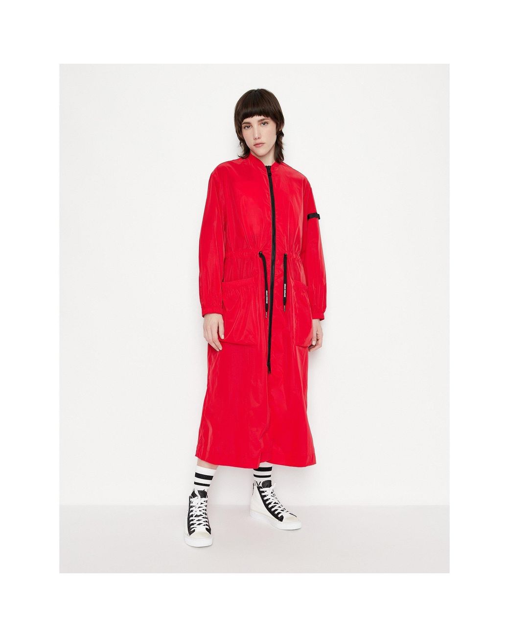 ARMANI EXCHANGE Red Overcoat