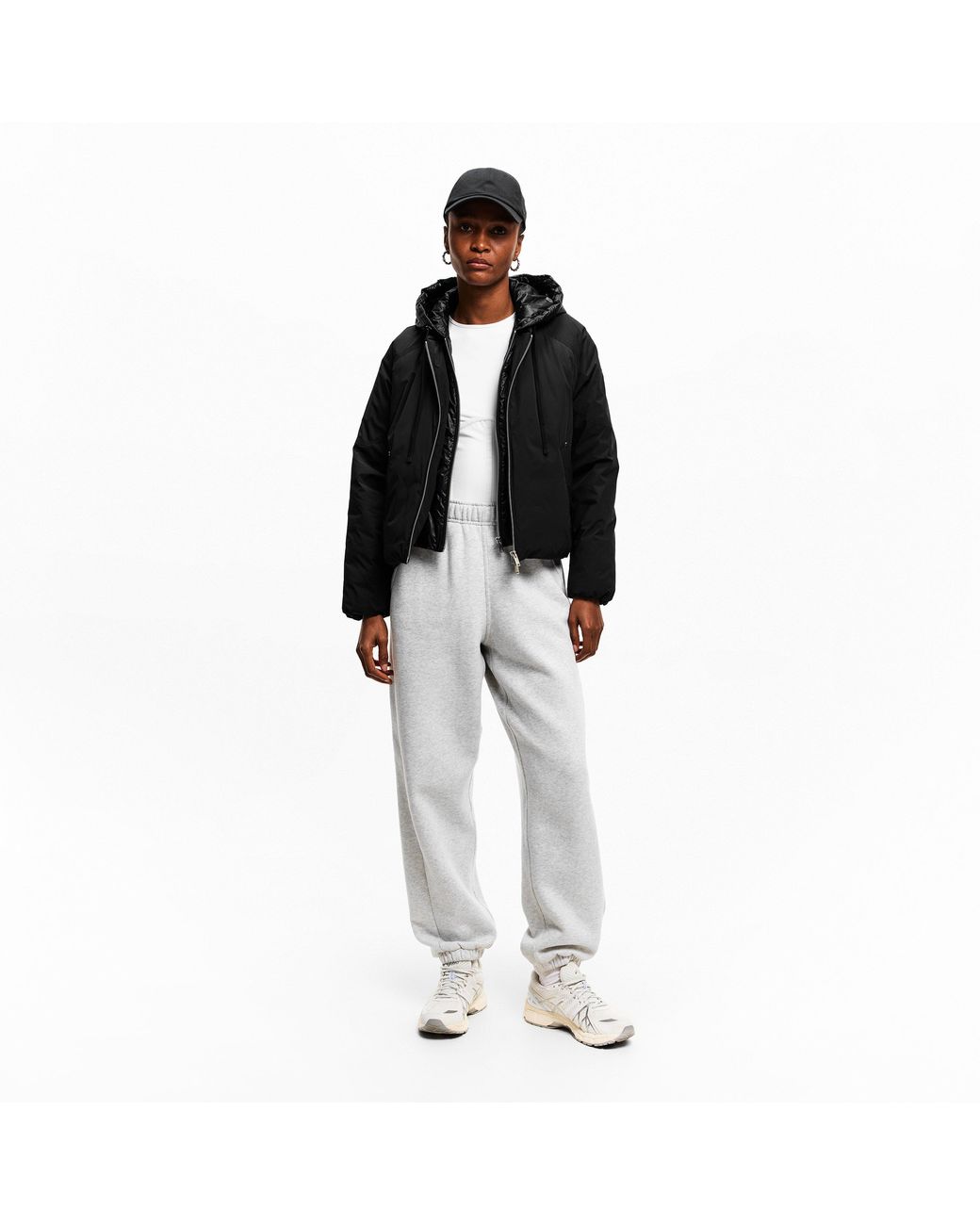 Moose Knuckles Black Tegan Bomber Jacket