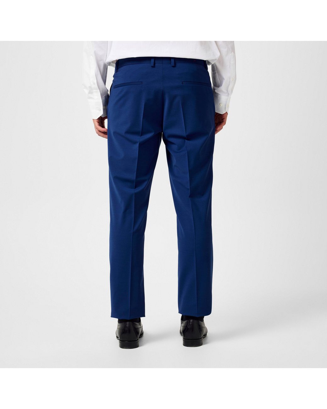 HUGO Blue Hesten Suit Trousers for men