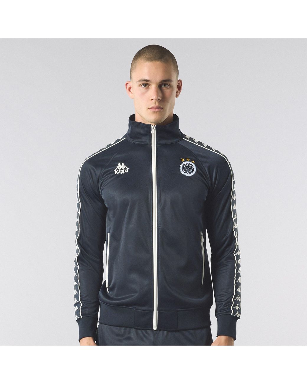 Kappa Blue Ka Banda Zip Through Tracksuit Top for men