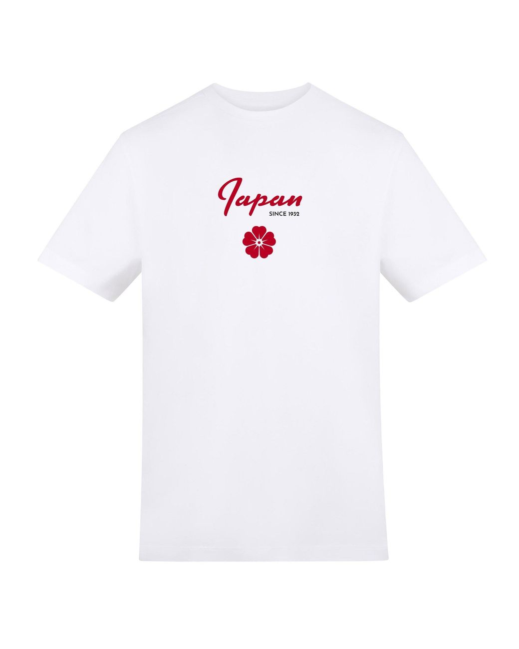AWD White Adults Printed Japan Rugby Fan Tee