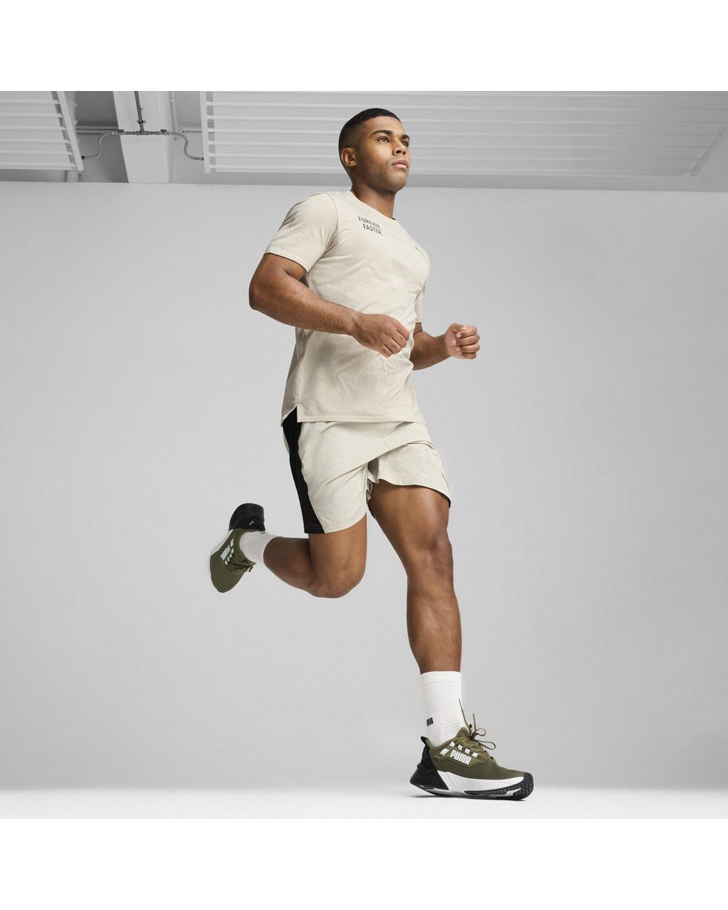PUMA Green Retaliate 3 Runners for men