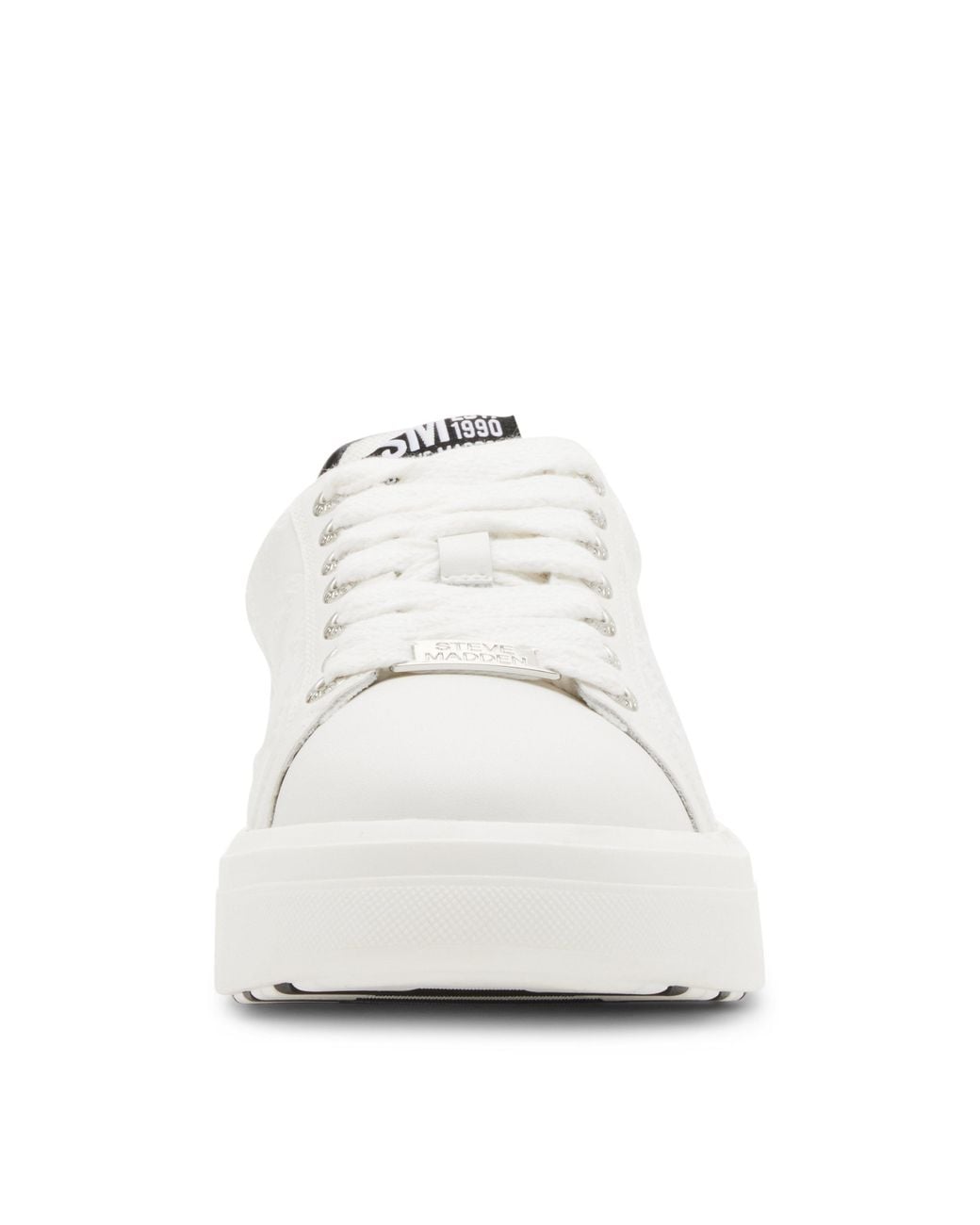 Steve Madden White Razoredge Low-Top Trainers for men