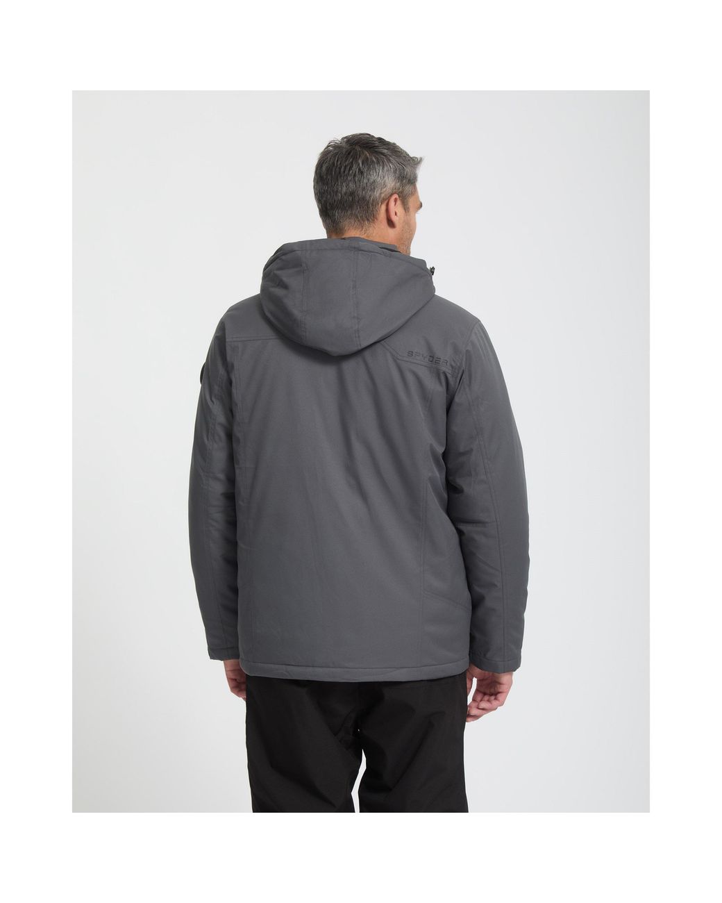 Spyder Gray Snow System Ski Jacket for men