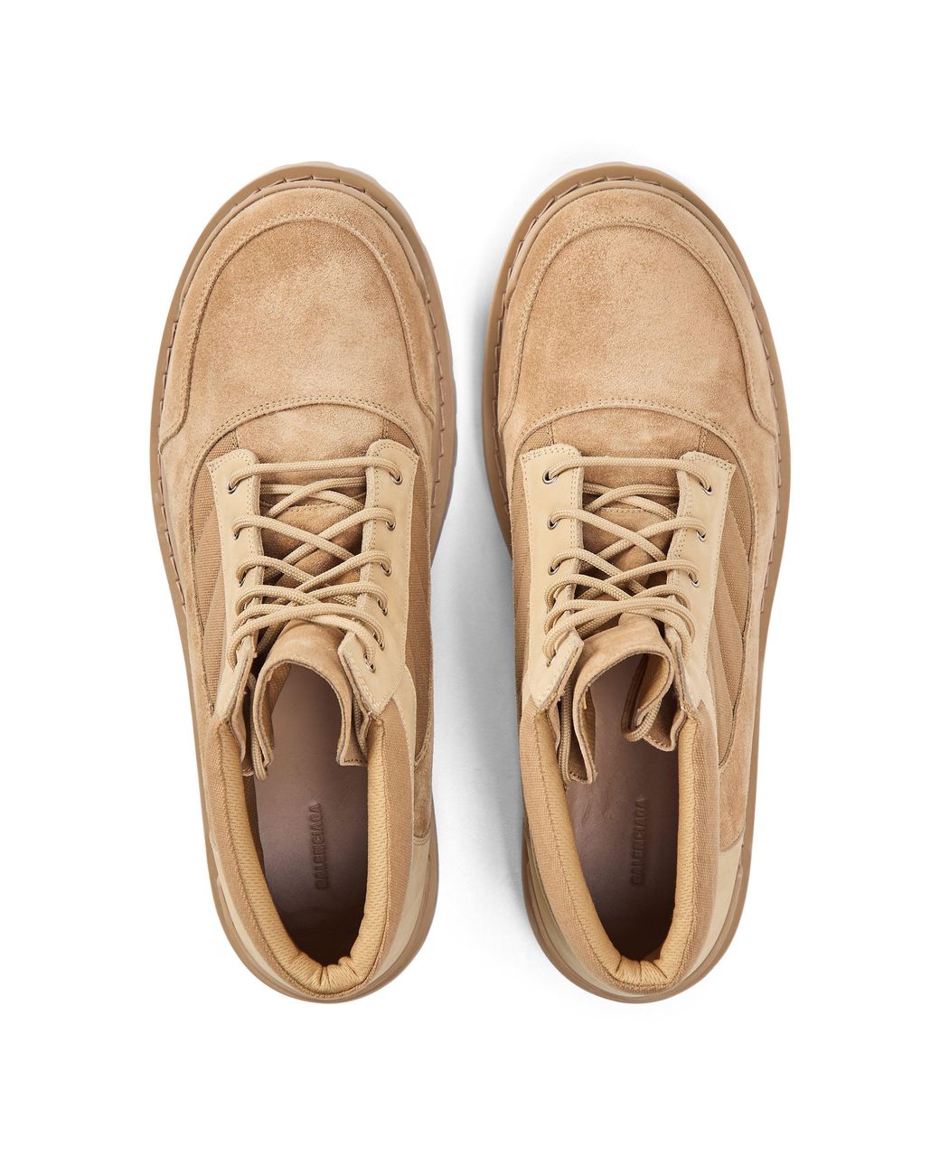 Balenciaga Natural Rugged Hiker Boots for men