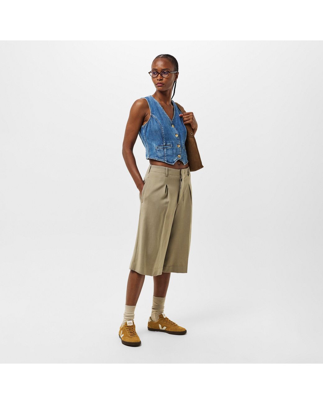 Veja Brown Volley Trainers