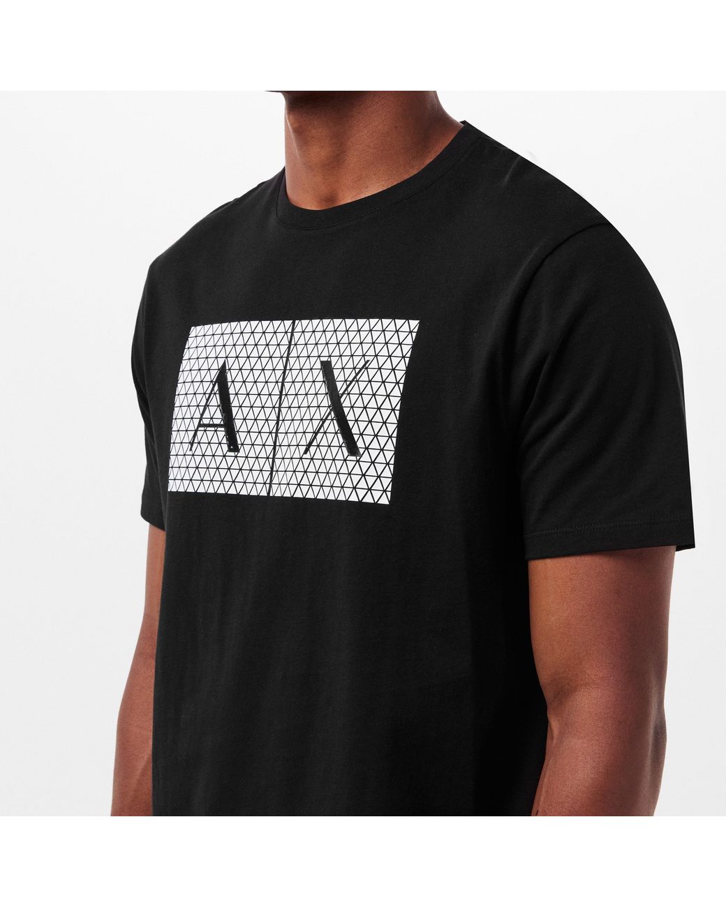 ARMANI EXCHANGE Black T-Shirt for men